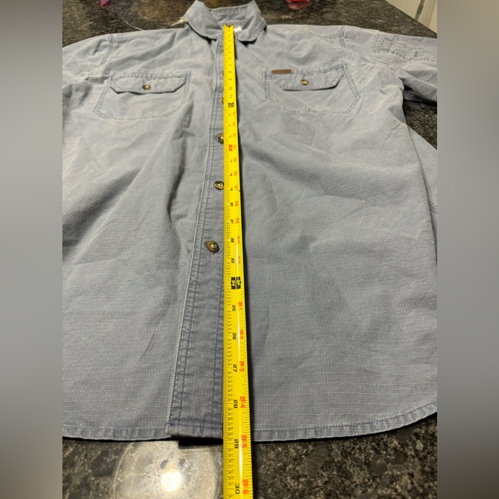 Carhartt men’s medium  short sleeve button down shirt - Picture 5 of 9